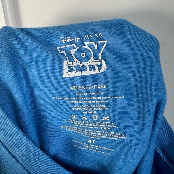 Disney Pixar Toy Story T-Shirt Blue Size 4T - Picture 4 of 4